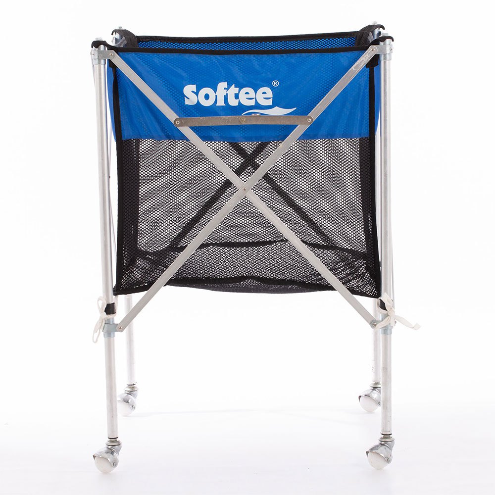 Softee Aluminium + Net Folding Ball Cart Blau 89x58.5x58.5 cm Softee Aluminium + Net Folding Ball Cart Blau 89x58.5x58.5 cm von Softee