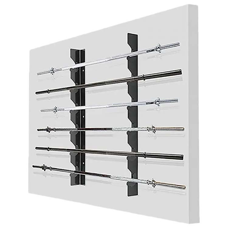 Softee Barbell Wall Rack Silber 6 Bars von Softee