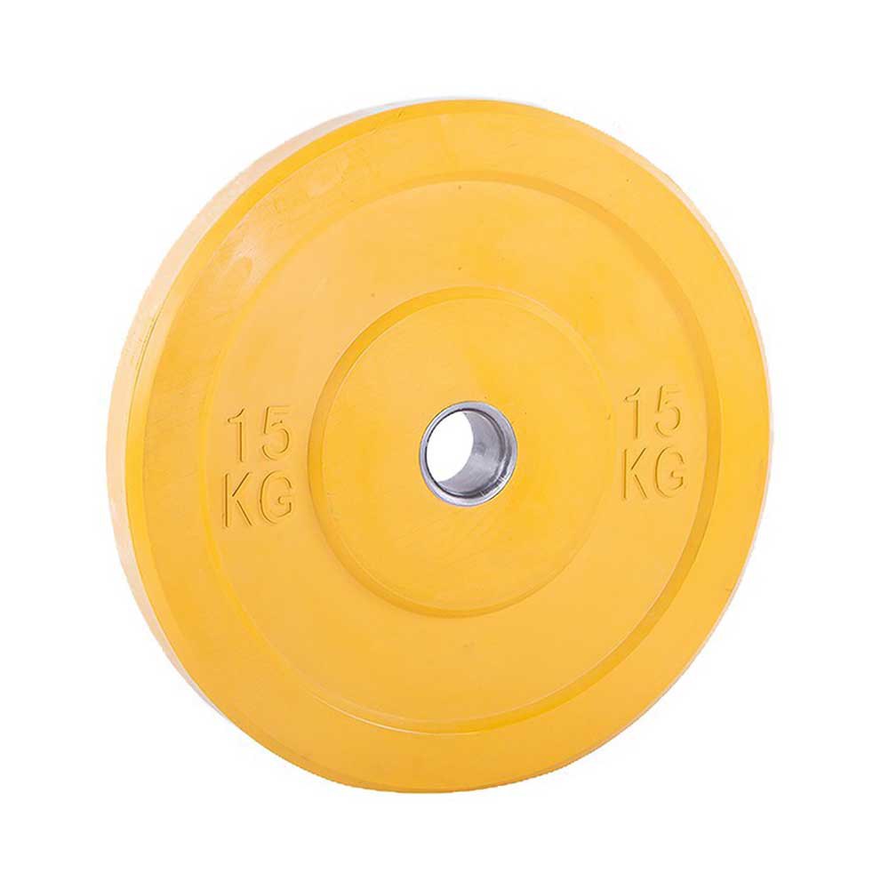 Softee Bumper Plate 15kg Disc Gelb 15 kg von Softee