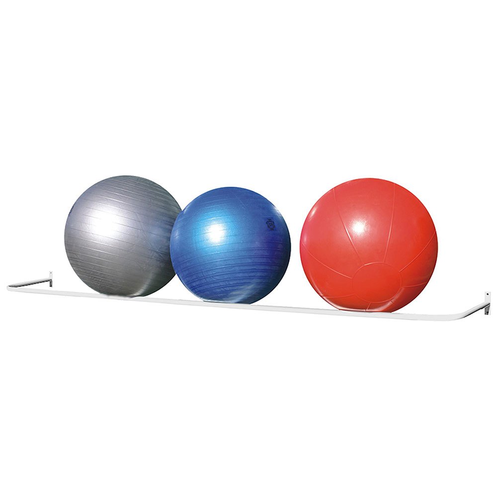 Softee Fitball Wall Rack Silber 270x40 cm Softee Fitball Wall Rack Silber 270x40 cm von Softee