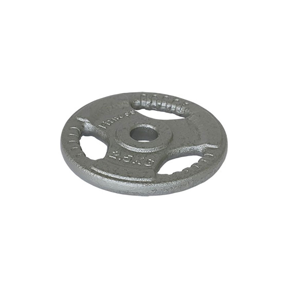 Softee Iron Plates With Handle Silber 10 kg von Softee