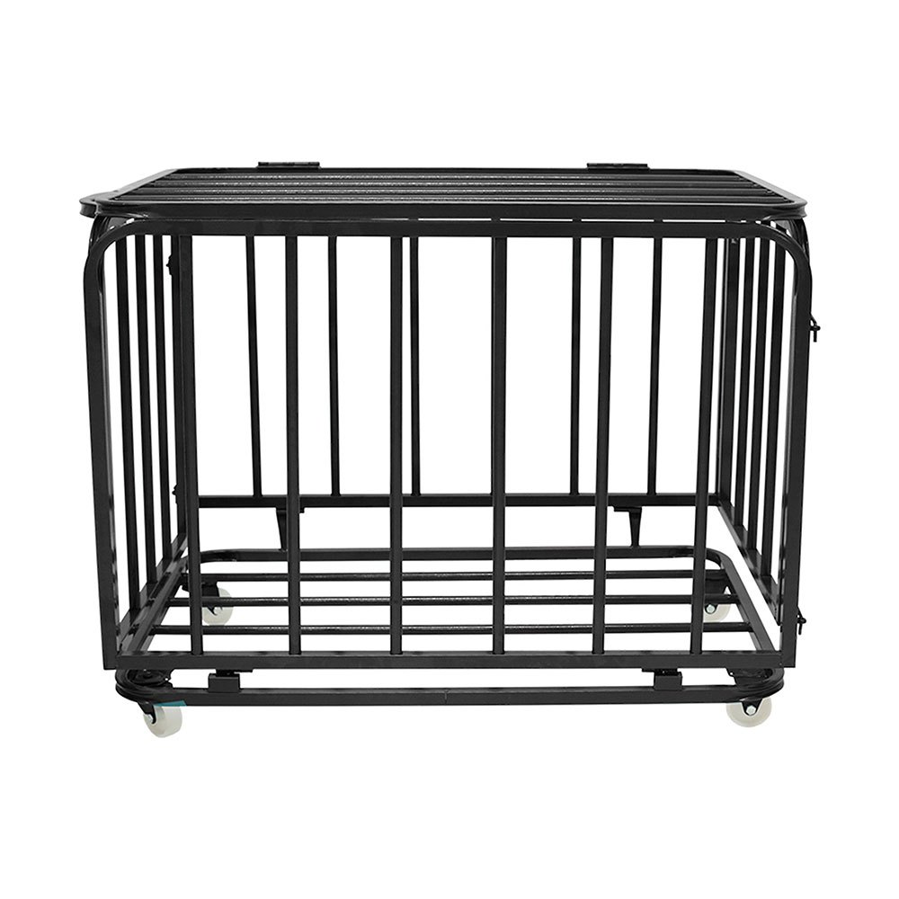 Softee Iron Pu Basket With Wheels Schwarz 70x80x90 cm Softee Iron Pu Basket With Wheels Schwarz 70x80x90 cm von Softee