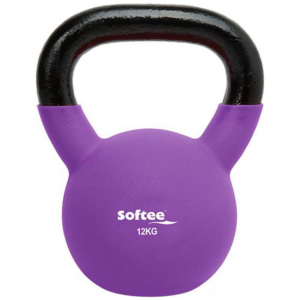 Softee Neoprene 12kg Kettlebell Schwarz,Lila 12 kg Softee Neoprene 12kg Kettlebell Schwarz,Lila 12 kg von Softee