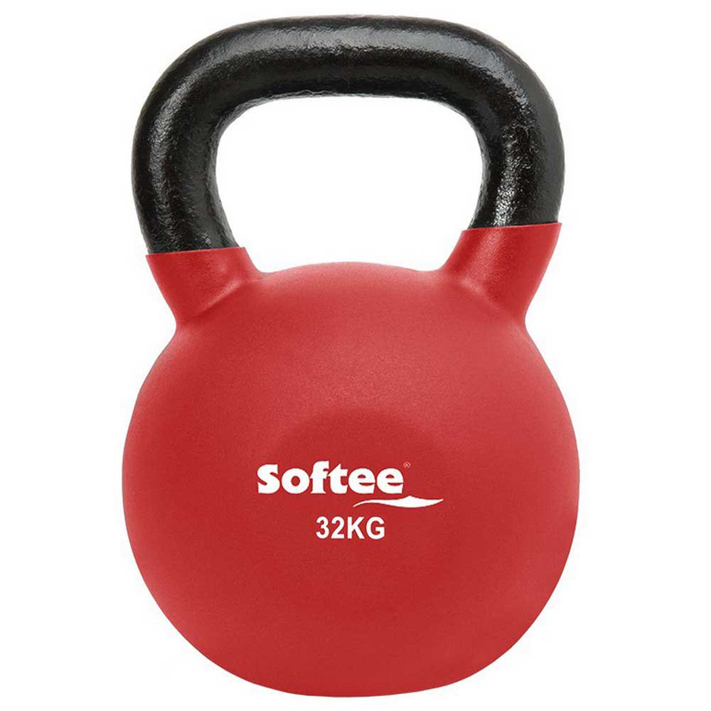 Softee Neoprene 32kg Kettlebell Rot,Schwarz 32 kg Softee Neoprene 32kg Kettlebell Rot,Schwarz 32 kg von Softee