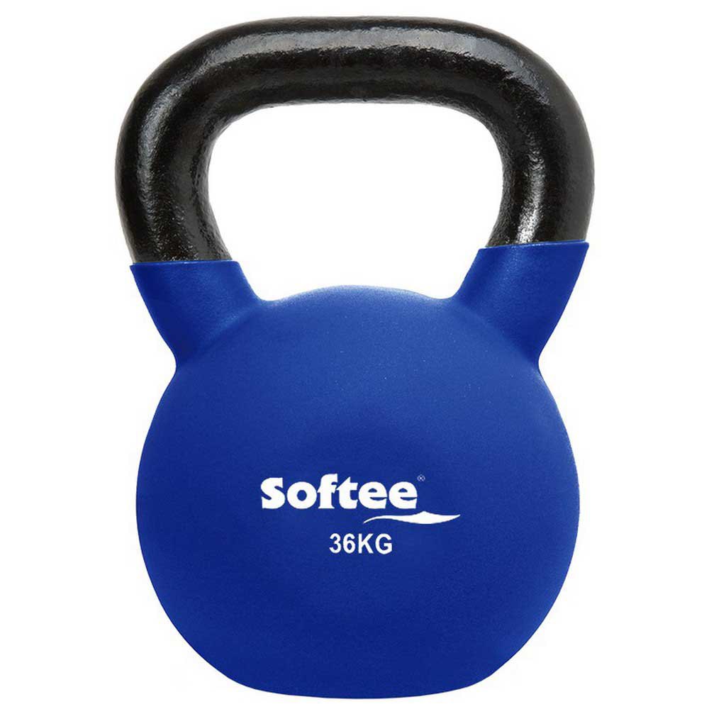 Softee Neoprene 36kg Kettlebell Blau,Schwarz 36 kg Softee Neoprene 36kg Kettlebell Blau,Schwarz 36 kg von Softee