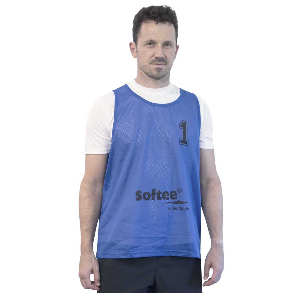 Softee Numbered 1-5 Training Bib 5 Units Blau Junior Mann Softee Numbered 1-5 Training Bib 5 Units Blau Junior Mann von Softee