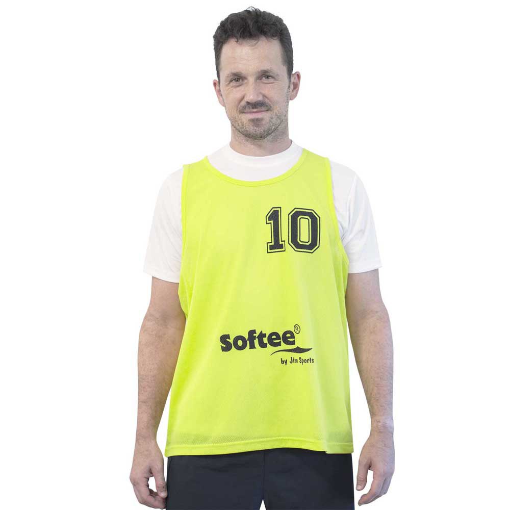 Softee Numbered 1 To 5 5 Units Bib Gelb Senior Mann von Softee