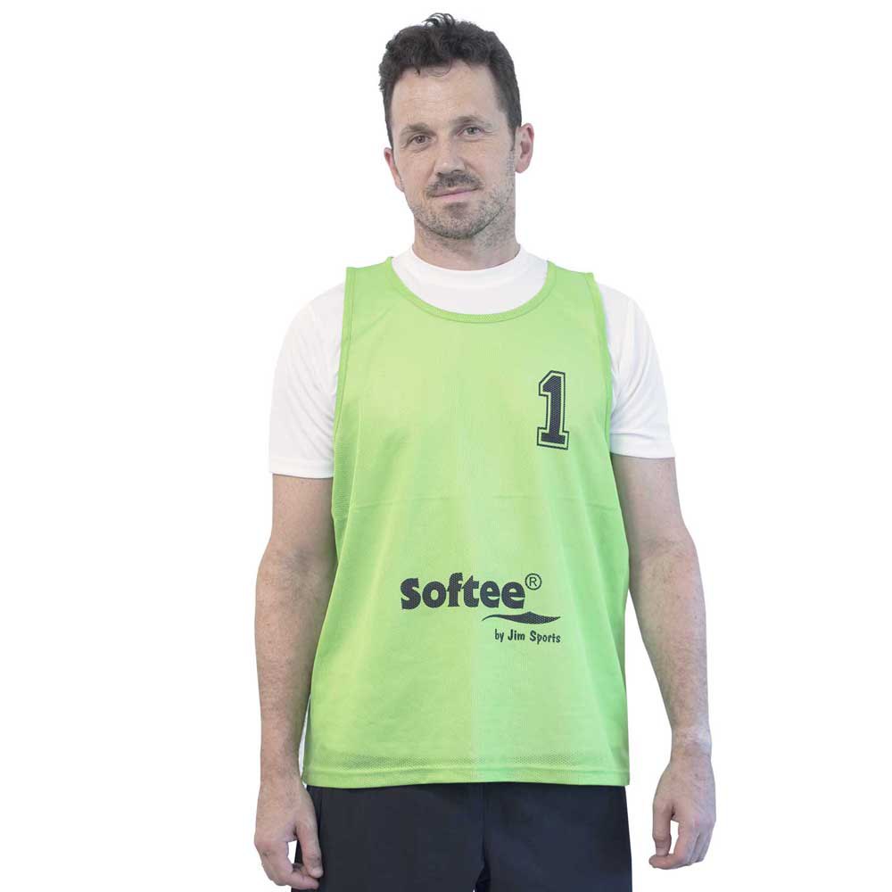 Softee Numbered 1 To 5 5 Units Bib Grün Senior Mann von Softee