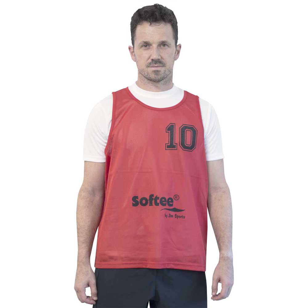Softee Numbered 1-5 Training Bib 5 Units Rot Youth Mann Softee Numbered 1-5 Training Bib 5 Units Rot Youth Mann von Softee
