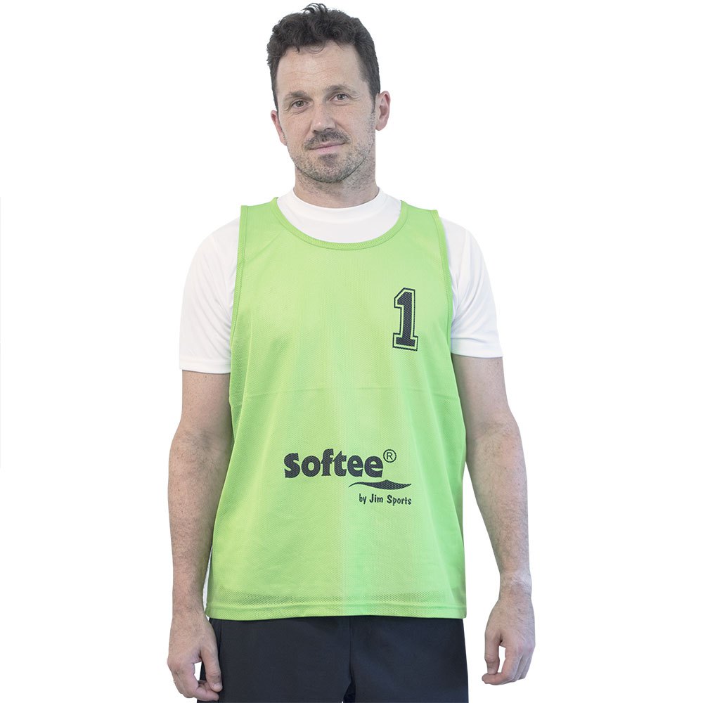 Softee Numbered 11 To 15 5 Units Bib Grün Senior Mann von Softee