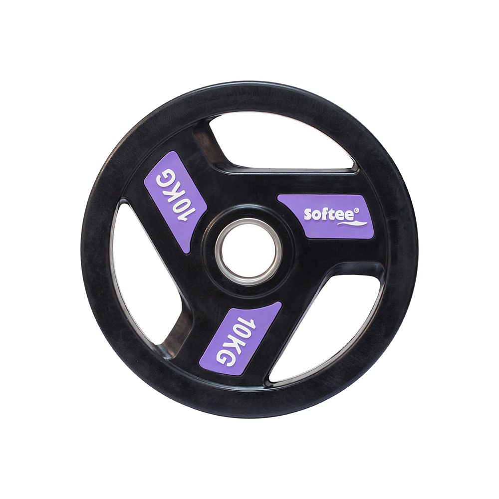 Softee Olympic Plate 10kg Schwarz 10 kg Softee Olympic Plate 10kg Schwarz 10 kg von Softee