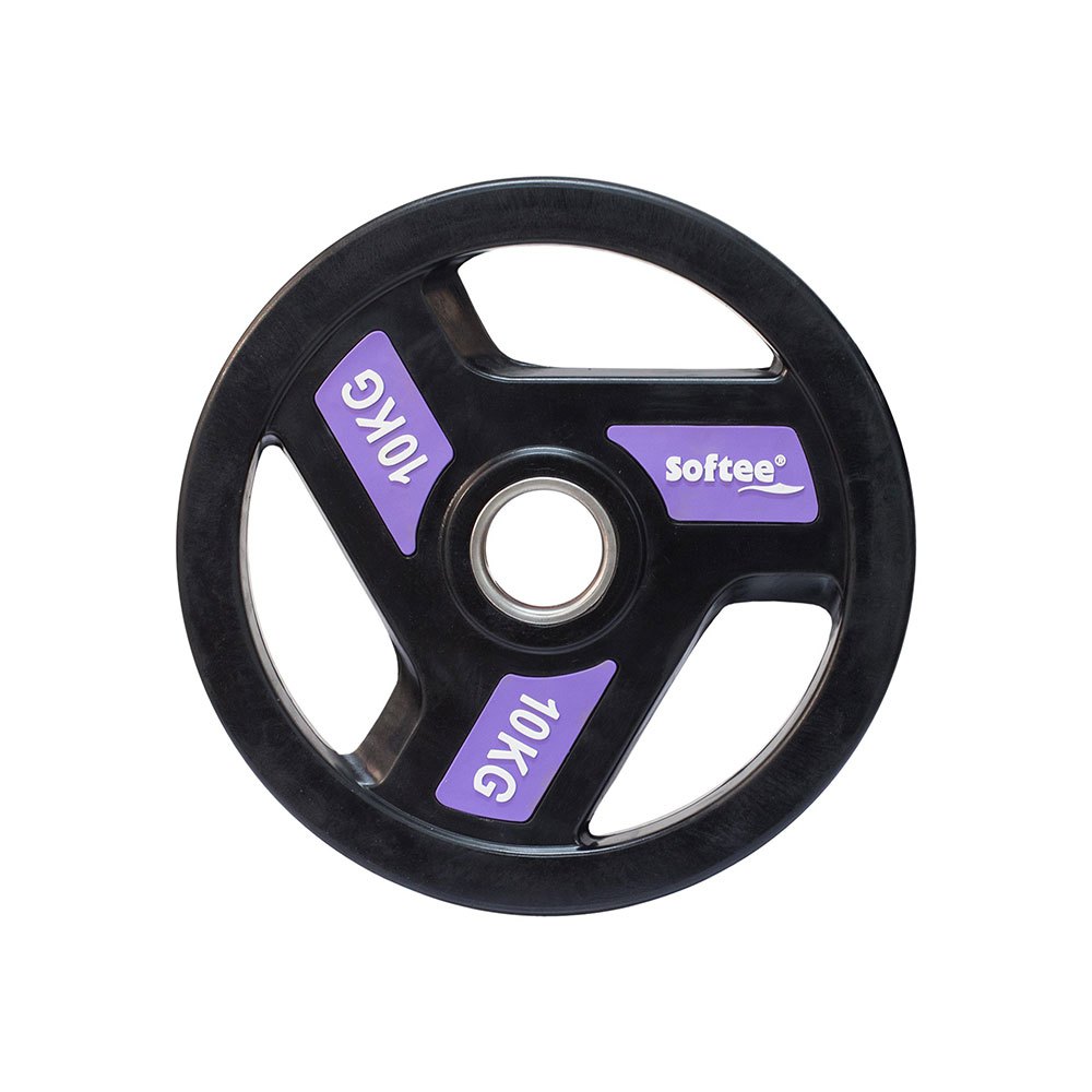 Softee Olympic Disc 10kg Schwarz 10 kg von Softee