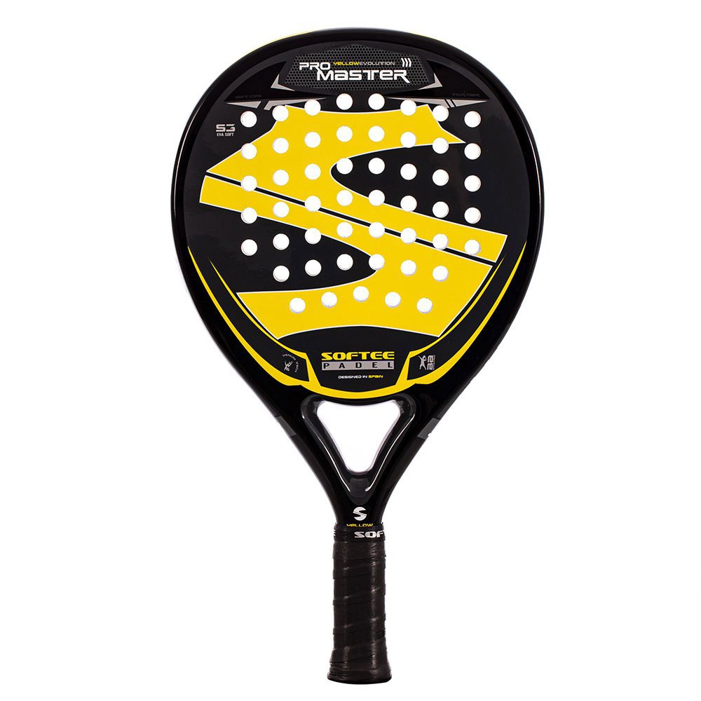 Softee Pro Master Evolution Padel Racket Schwarz Softee Pro Master Evolution Padel Racket Schwarz von Softee