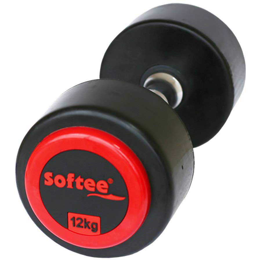 Softee Pro-sport 12kg Dumbbell Schwarz 12 kg von Softee