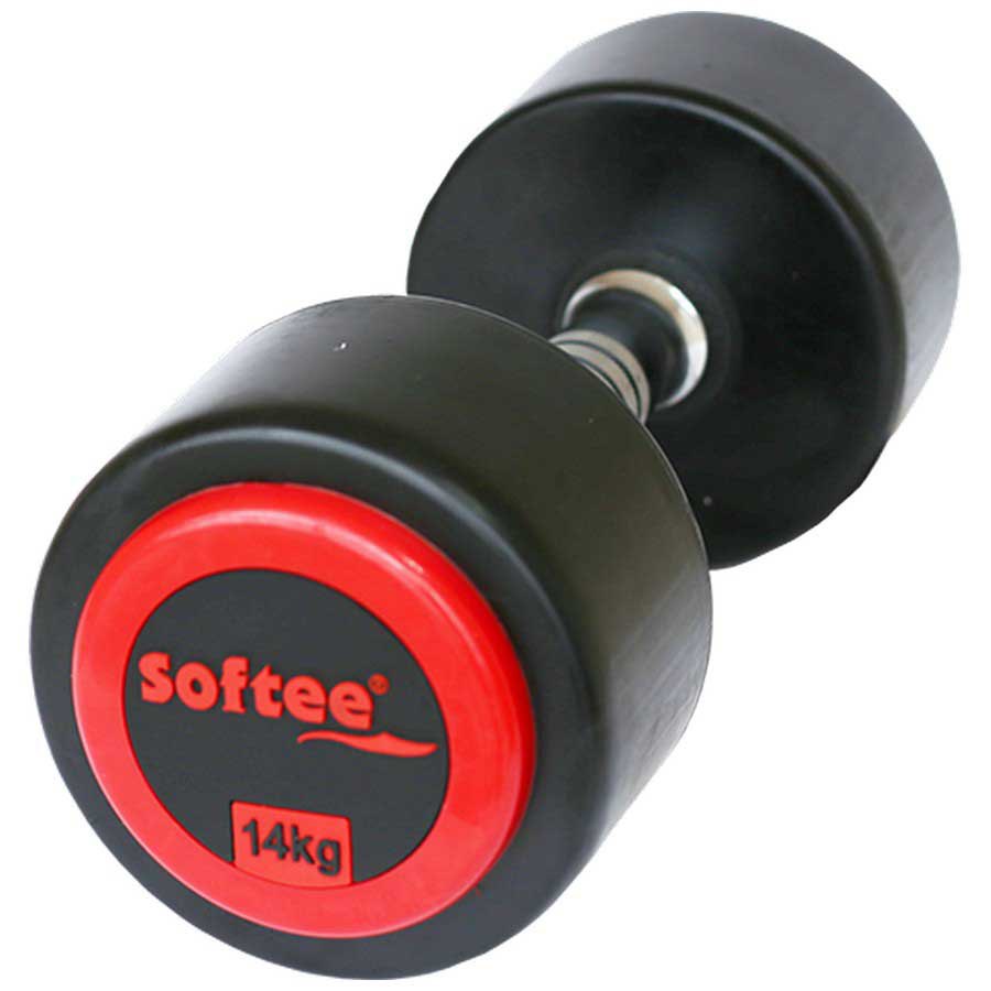 Softee Pro-sport 14kg Dumbbell Schwarz 14 kg von Softee