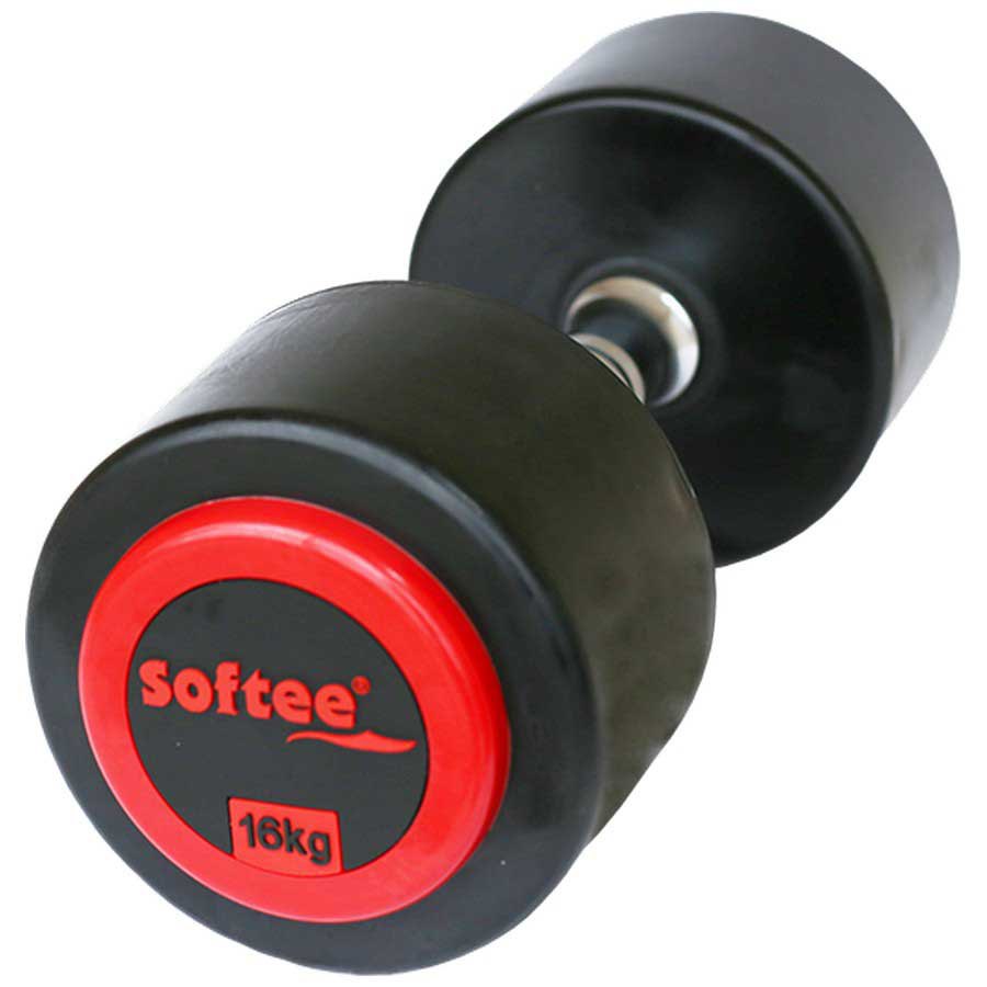 Softee Pro-sport 16kg Dumbbell Schwarz 16 kg von Softee