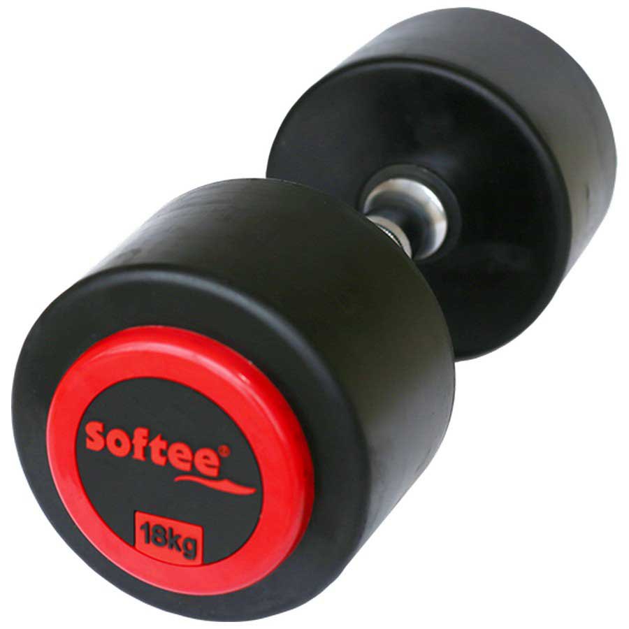 Softee Pro-sport 18kg Dumbbell Schwarz 18 kg von Softee