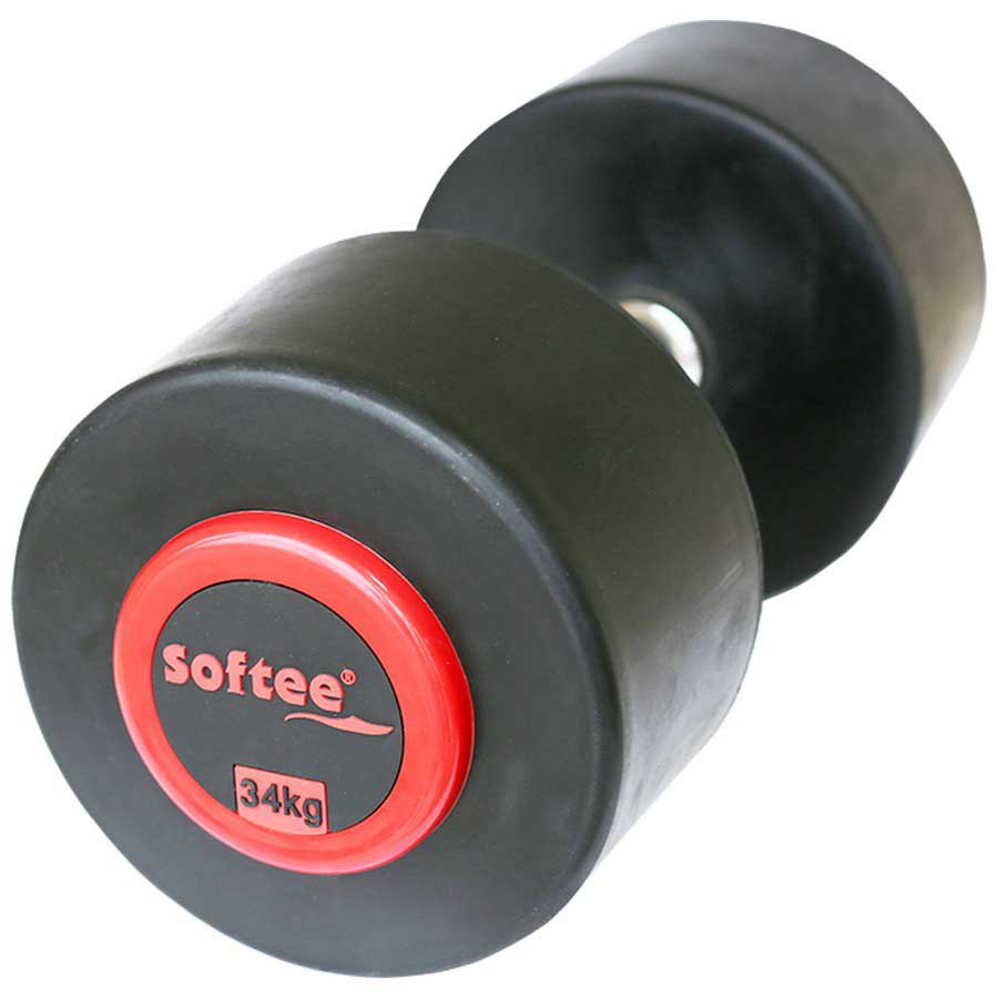 Softee Pro-sport 34kg Dumbbell Schwarz 34 kg von Softee