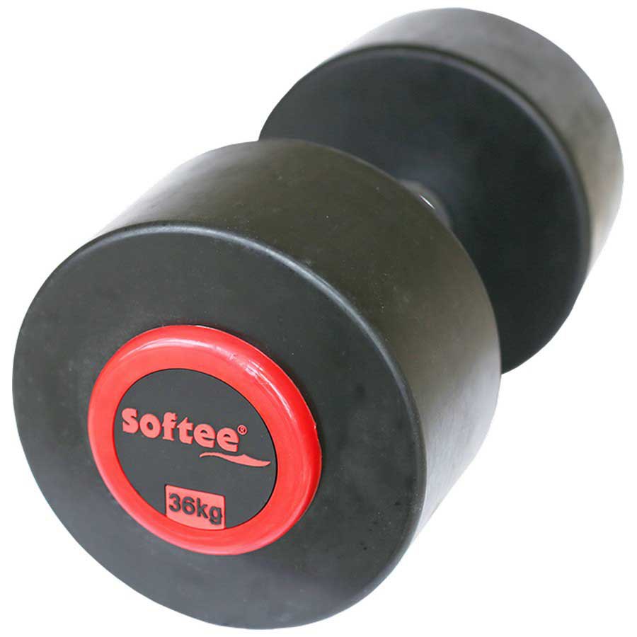 Softee Pro-sport 36kg Dumbbell Schwarz 36 kg von Softee