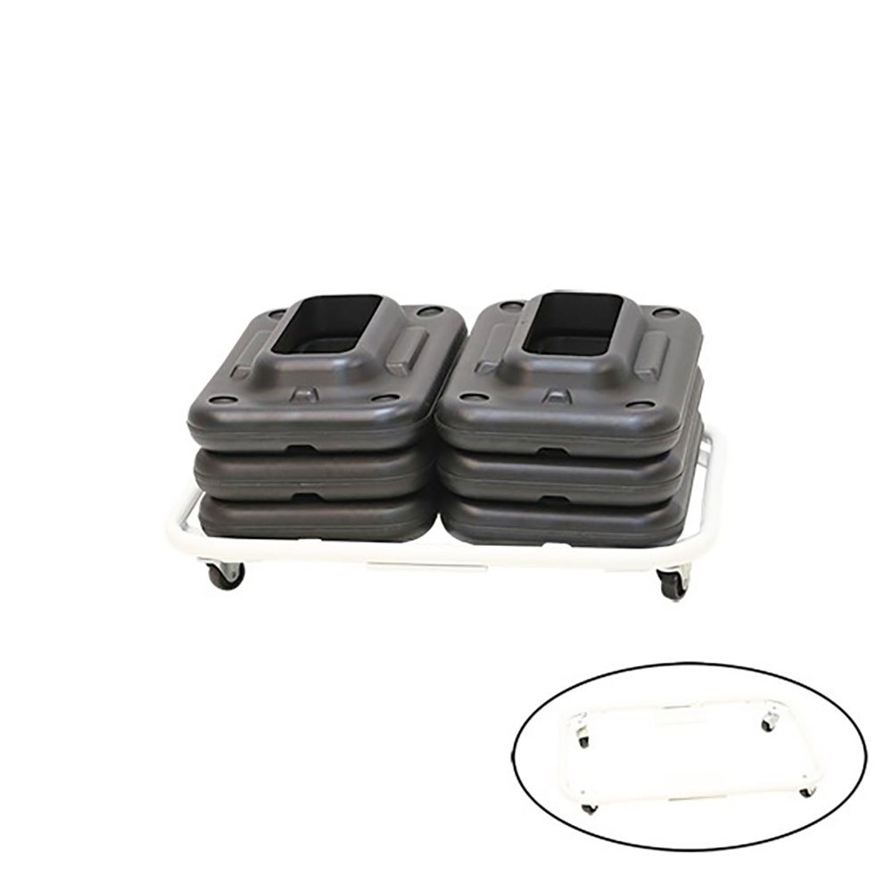 Softee Rack For Ministep Riser Blocks Silber 56.5 x 39 x 6.5 cm Softee Rack For Ministep Riser Blocks Silber 56.5 x 39 x 6.5 cm von Softee