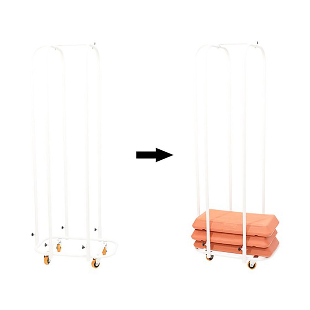 Softee Rack For Ministep Silber 190 x 46.5 x 72 cm Softee Rack For Ministep Silber 190 x 46.5 x 72 cm von Softee