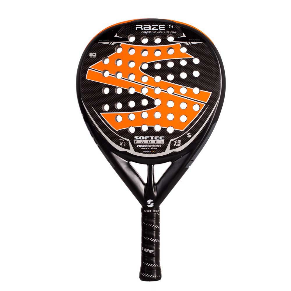 Softee Raze Evolution Carbono Padel Racket Orange Softee Raze Evolution Carbono Padel Racket Orange von Softee