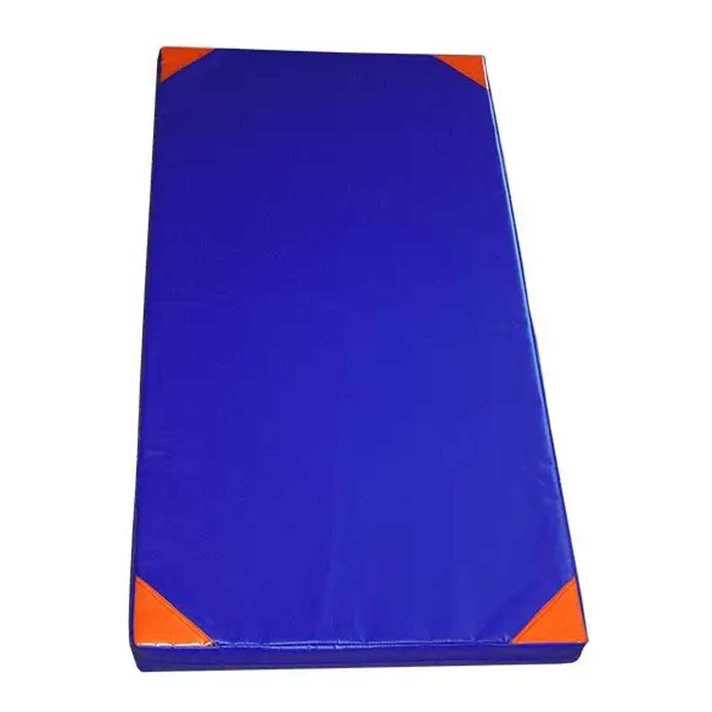 Softee Reinforced Mat With Corner And Handles Density 25 Blau 200x100x10 cm von Softee