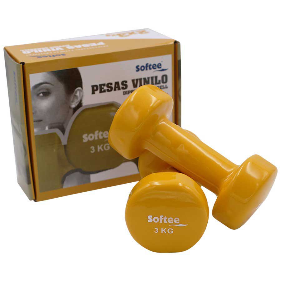 Softee Vinyl S Set 3kg Dumbbell Gelb 3 kg Softee Vinyl S Set 3kg Dumbbell Gelb 3 kg von Softee