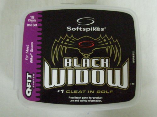 Softspikes Golf- Black Widow Cleat Kits von SOFTSPIKES