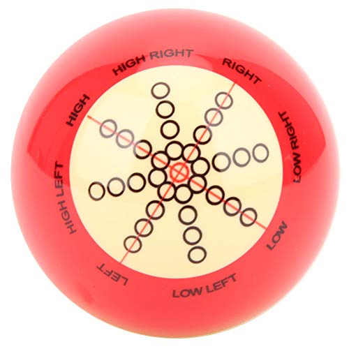 Weißer Spielball Billiard,Billard Trainingstraining Pool Cue Ball,tragbarer Billard Spieltraining Übungsassistent Zubehör für America Pool Eight Ball training cue ball,pool billard positionshalter,bil von SolUptanisu