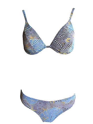 Solar Tan Thru Bügel-Bikini blau, Gr. 38 B-Cup von Solar