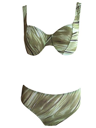 Solar Tan Thru Bügel-Bikini grün, Gr. 38 B-Cup von Solar