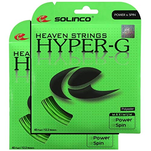 Solinco Hyper-G 16L - 1,25mm Tennissaiten, 2 Packungen Solinco Hyper-G 16L - 1,25mm Tennissaiten, 2 Packungen von Solinco