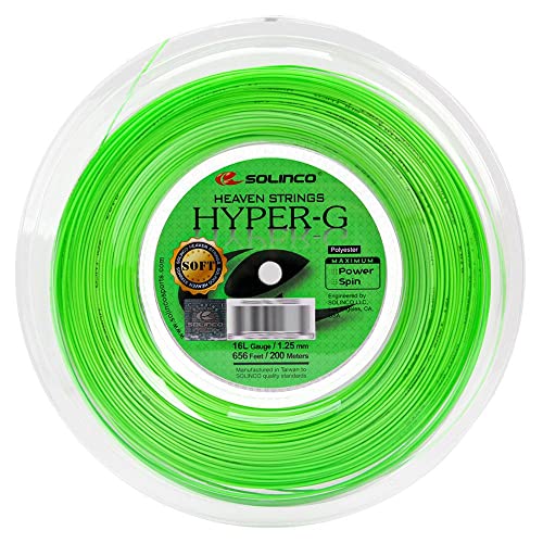 Solinco Hyper-G Soft Saitenrolle, 16 l, 16 m Solinco Hyper-G Soft Saitenrolle, 16 l, 16 m von Solinco