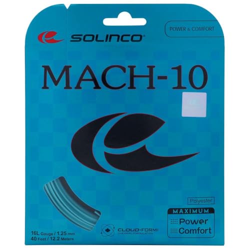 Solinco Mach-10 - Set 12 m - 1,25 mm - blau Solinco Mach-10 - Set 12 m - 1,25 mm - blau von Solinco