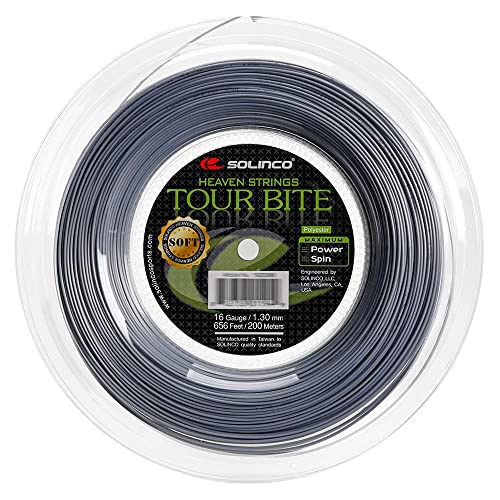 Solinco Saitenrolle Tour Bite Soft, Silber, 200 m, 0555220122000016 Solinco Saitenrolle Tour Bite Soft, Silber, 200 m, 0555220122000016 von Solinco