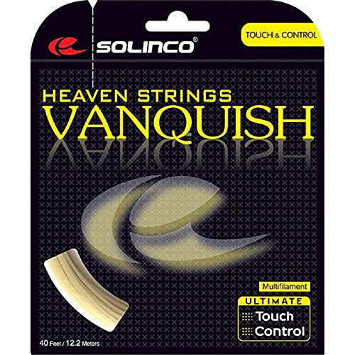 Solinco Vanquish 16 g 1,30 mm Tennissaiten – 2 Packungen von Solinco