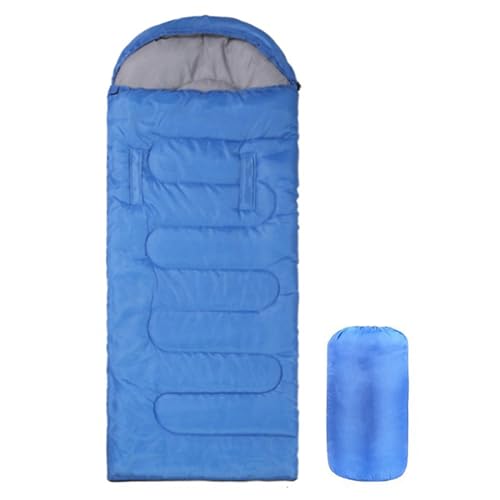 Solinder Camping-Schlafsack Umschlagschlafsack, Kapuzenschlafsack, leichter Campingschlafsack zum Wandern von Solinder