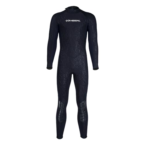 Solinder Neoprenanzüge für Männer Tauchanzug, Ganzkörper-Neoprenanzüge für Männer und Frauen, langärmlig, verdickte Wärme, für Sporttauchen, Surfen, Freitauchen und Winterschwimmen, 3 mm Neoprenanzug von Solinder