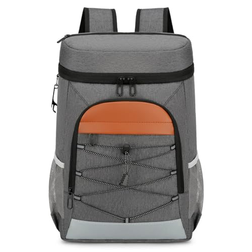 Solinder Tourit Kühlrucksack Camping-Kühlrucksack mit Lunchfach, isoliert, wasserabweisend, für Männer/Frauen, Picknicks, Reisen, Sport, große Kapazität, leichtes, wasserdichtes Futter von Solinder