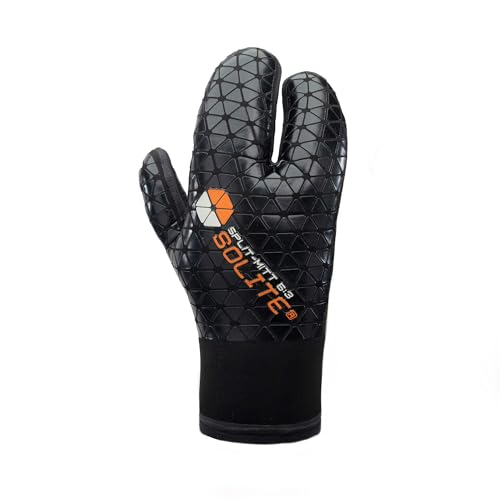 Solite 5/3mm Split-Mitt Wetsuit Gloves 22017 - Black Glove Size - M von Solite