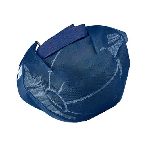 Sollee Einzelne Balltasche, Faltbare Basketballtaschen | Mesh-Fußball-Einzel-Sportballhalter,Mesh-Fußball-Einzelsportballhalter zum Tragen von Basketball, Volleyball, Fußball von Sollee