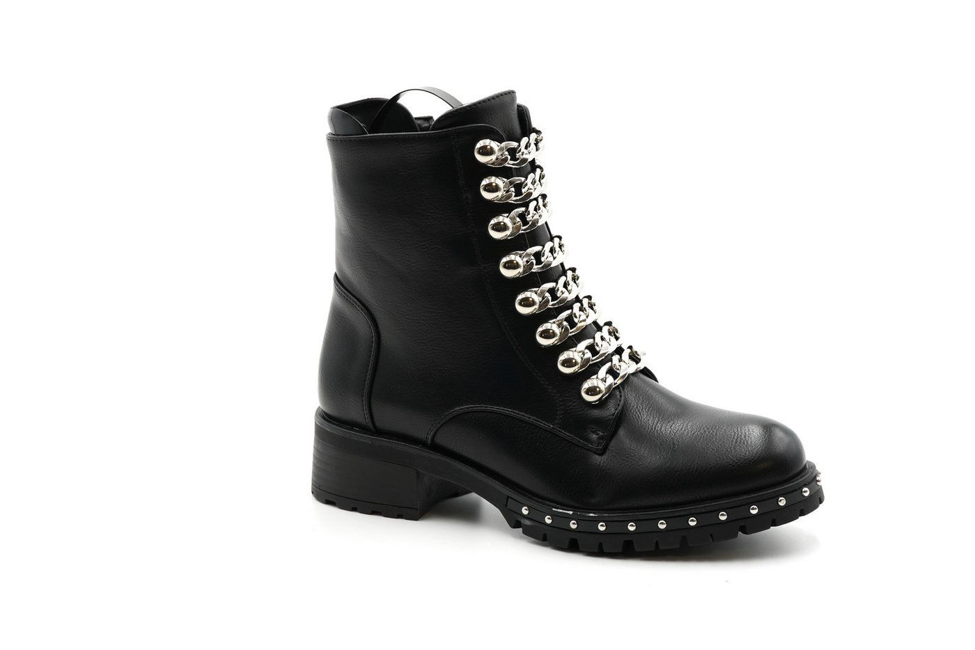 Sonderpostendiscount Damen Boots Stiefletten DR11-798-93BS Black/Silver Bootsschuh Sonderpostendiscount Damen Boots Stiefletten DR11-798-93BS Black/Silver Bootsschuh von Sonderpostendiscount