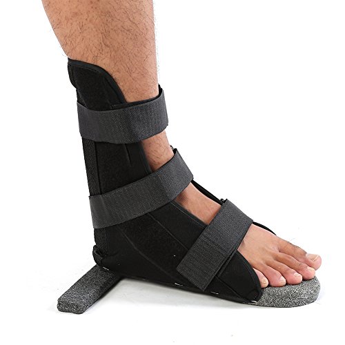 Plantar Fasciitis Night Splint Stützschiene für Männer einstellbar Frauen Korrekt anormal Fuß Strenphenopodia und Eversion Hilfe Erholung von verletzten Fußkettchen(Large) von Sonew
