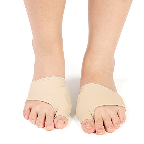 Sonew Bunion Corrector und Fußschmerz Relief Ärmel Kit mit Gel-Pads Kissen Ballenschutz der Zehentrenner L von Sonew