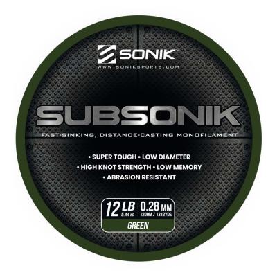 Sonik SUBSONIK GREEN 12LB 1200m (0.28mm) von Sonik