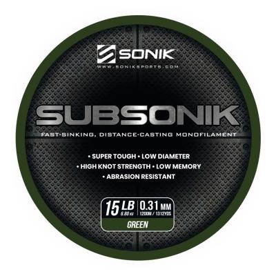 Sonik SUBSONIK GREEN 15LB 1200m (0.31mm) von Sonik