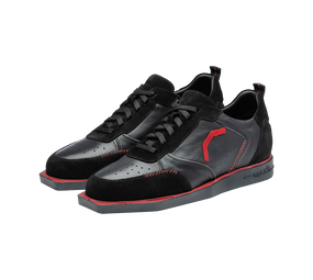 Triple20 Dartschuhe Leder - Schwarz Rot von Triple20