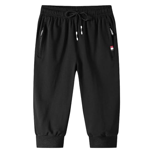 Jeans Herren Hose Jeanshose Neueherren Sportswear Jogginghose Baumwolle Casual Shorts Plus Size XXL Blackrib von Sopodbacker