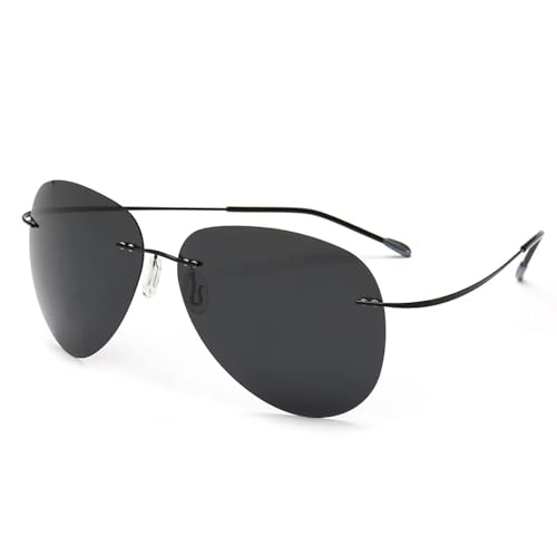 Sonnenbrille Herren Damen Unisex Quadratische Sonnenbrille Randloses Fahren Pilotenbrille Nocase Sonnenbrille Herren Damen Unisex Quadratische Sonnenbrille Randloses Fahren Pilotenbrille Nocase von Sopodbacker